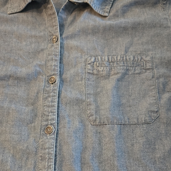 Women’s J.Jill Denim Button-Down Shirt – Size XL - Picture 3 of 10
